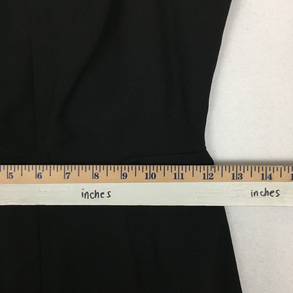 New Lush Lace Trim Black Jumpsuit Size Small - Picture 5 of 13